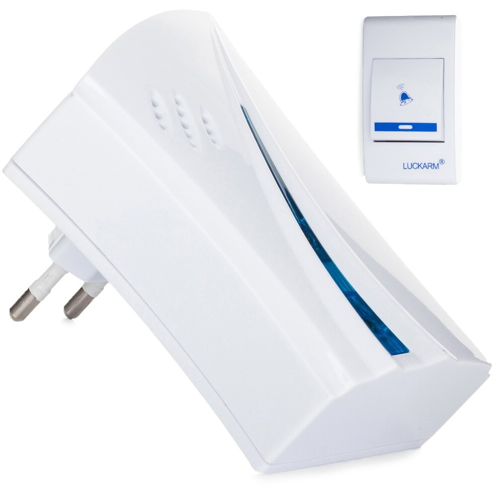 Sonerie Alba la PRIZA 220v moderna fara fir cu receptor wireless